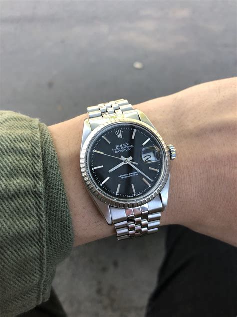 rolex mens watch 36mm|36mm rolex on woman.